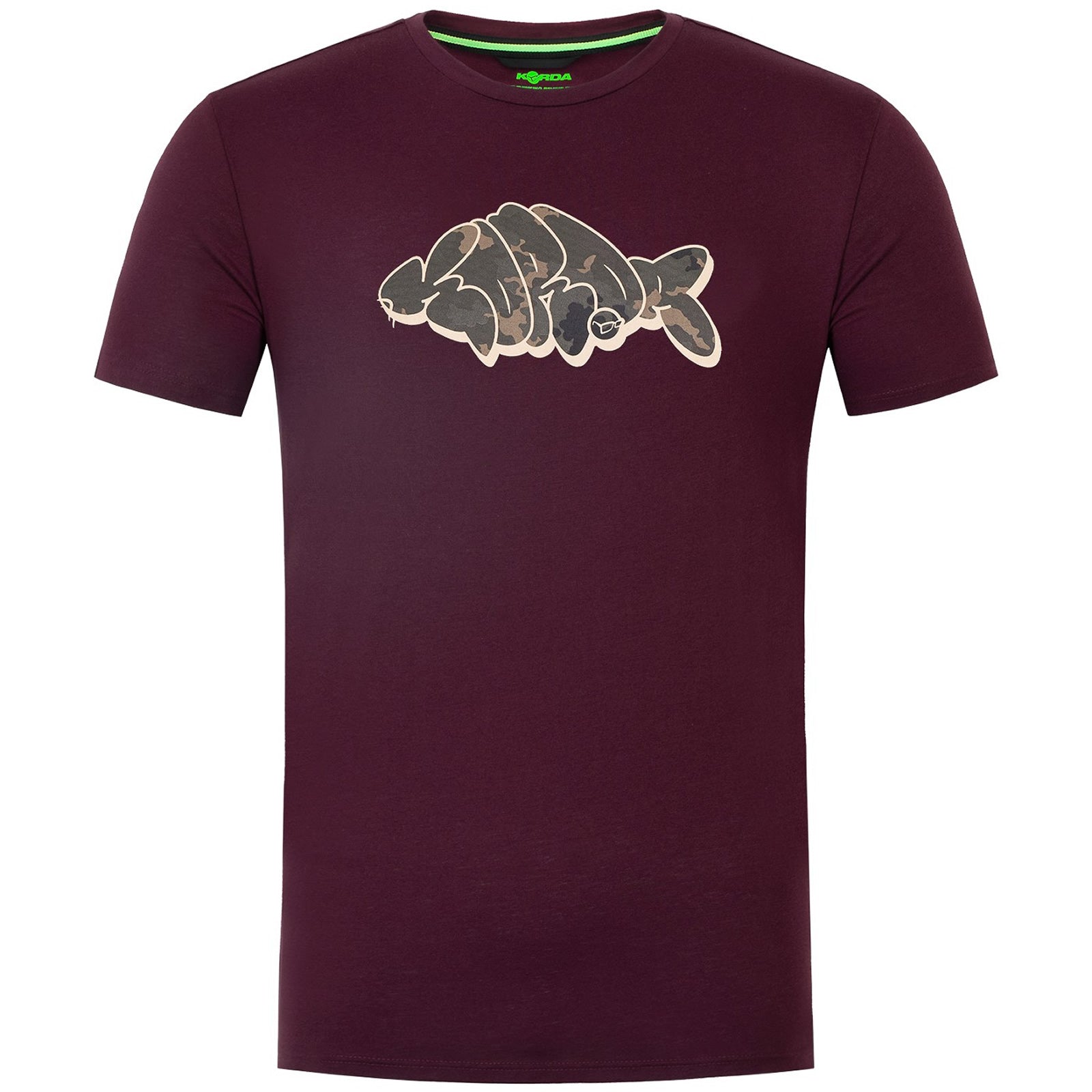 Tricou Korda Outline Tee, Burgundy
