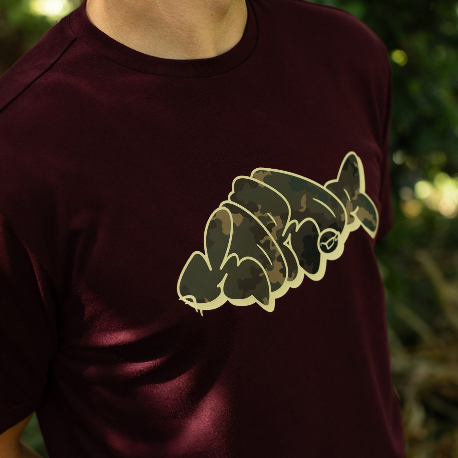 Tricou Korda Outline Tee, Burgundy