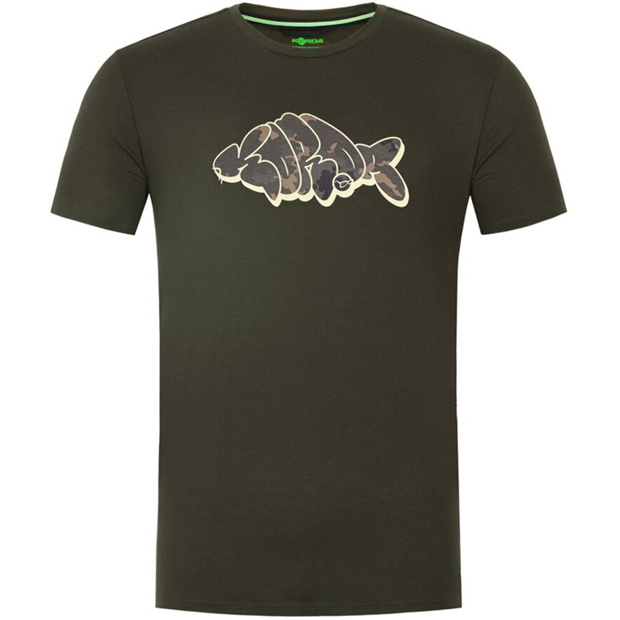 Tricou Korda Outline Tee Dark Olive