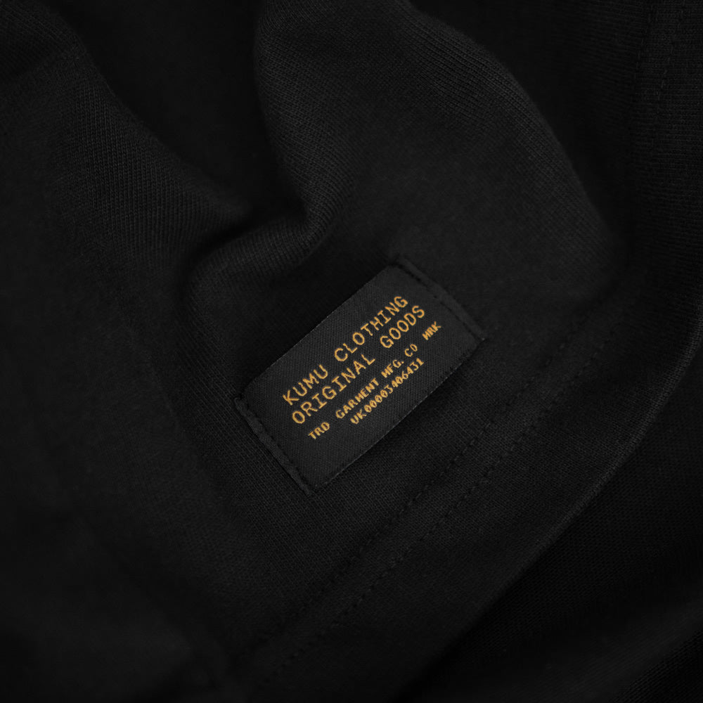 Tricou Kumu Heavyweight Pocket Black