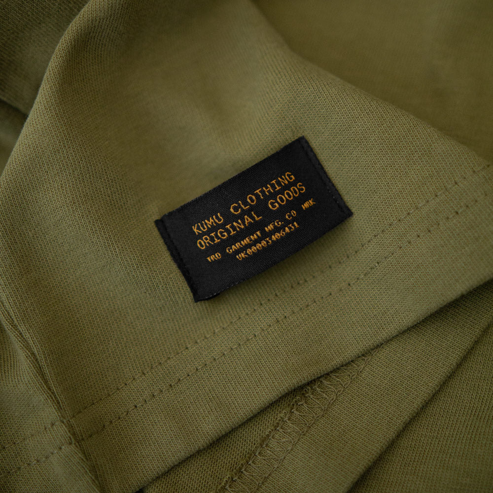 Tricou Kumu Heavyweight Pocket Kaki