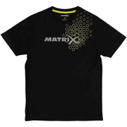 Tricou MATRIX Hex Print T-Shirt, Black
