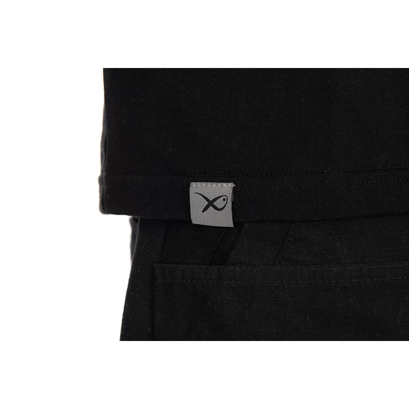 Tricou MATRIX Large Fade T-Shirt, Black/Grey