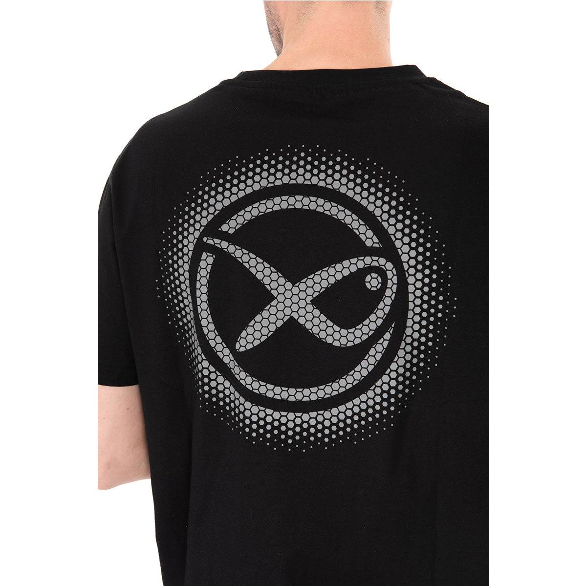 Tricou MATRIX Large Fade T-Shirt, Black/Grey