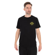 Tricou MATRIX Large Fade T-Shirt, Black/Lime