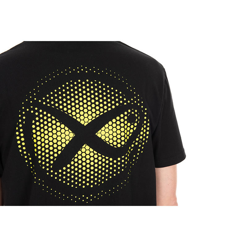 Tricou MATRIX Large Fade T-Shirt, Black/Lime