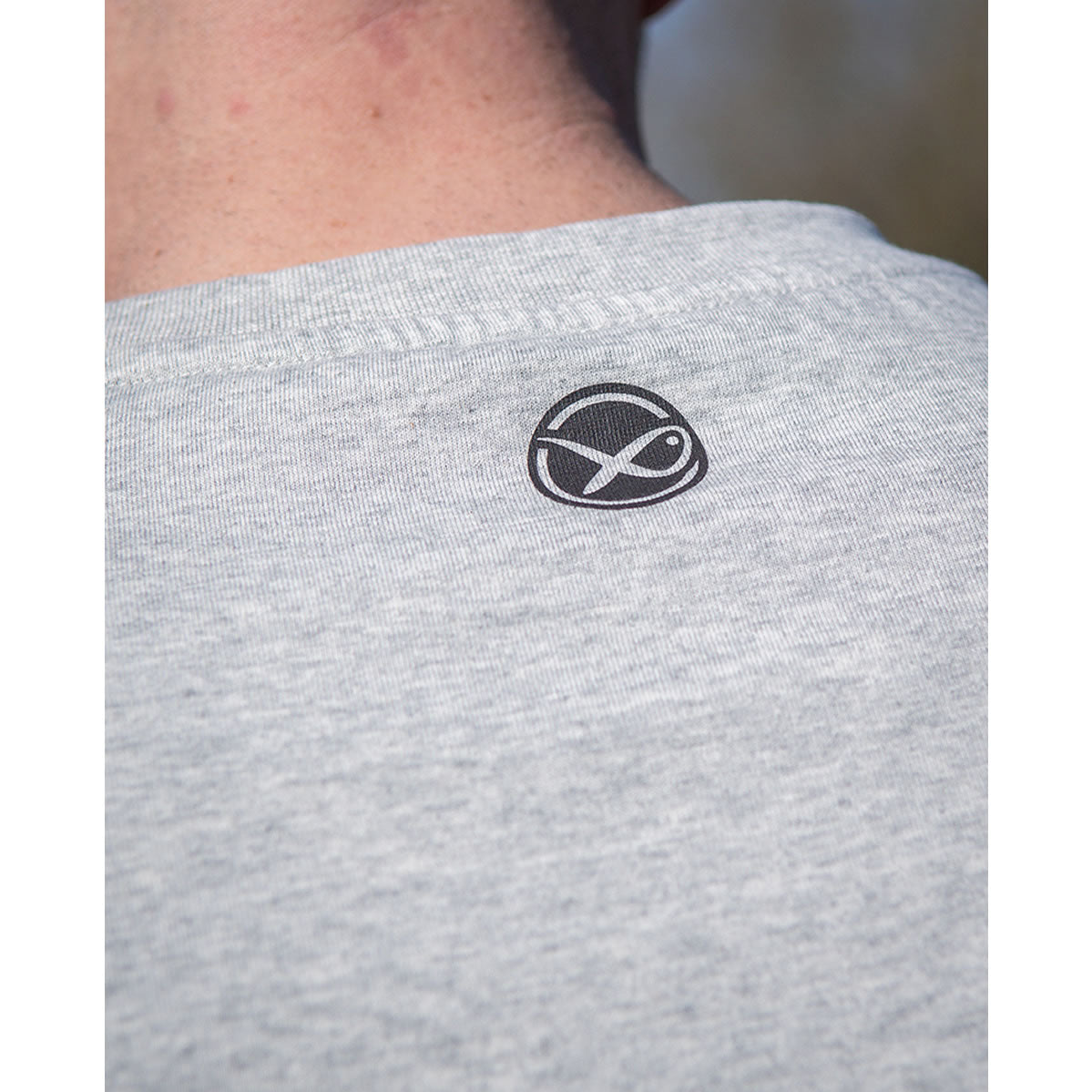 Tricou MATRIX Large Mesh Logo T-Shirt, Grey