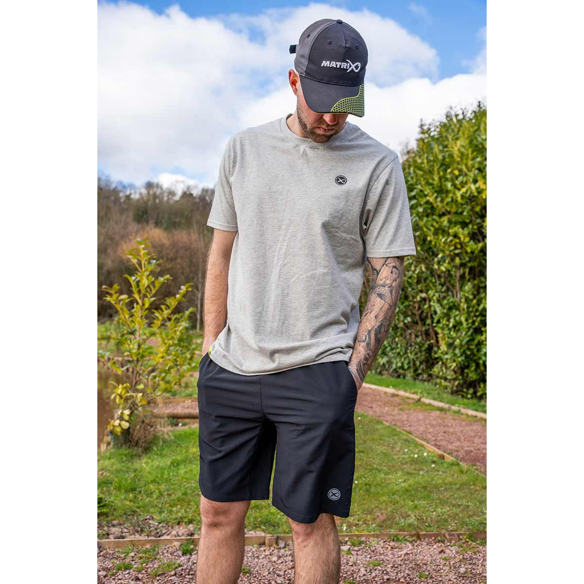 Tricou MATRIX Mini Logo T-Shirt, Grey