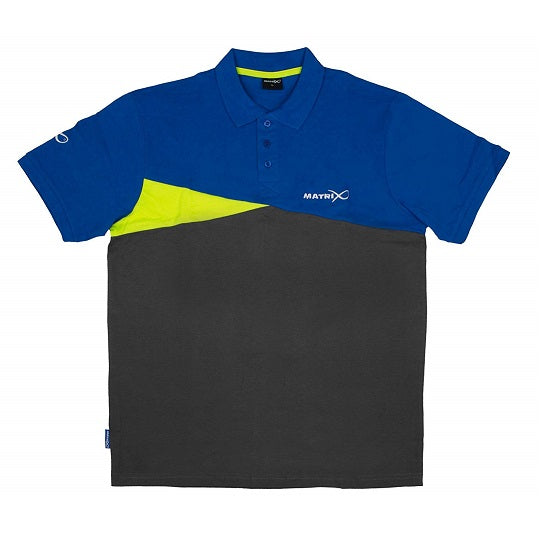 Tricou Matrix Polo Blue Grey