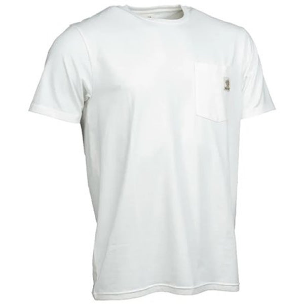 Tricou NASH Make It Happen Badge Pocket T Shirt Ecru