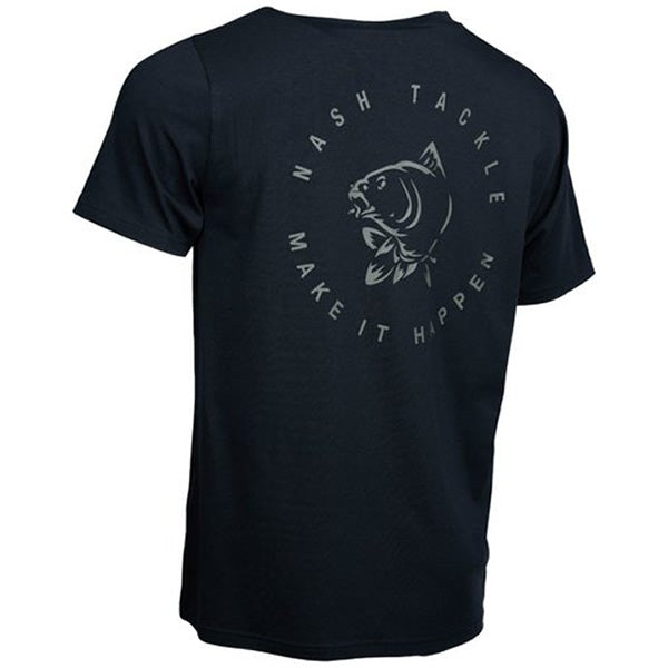 Tricou NASH Make It Happen Carp Logo T Shirt Black