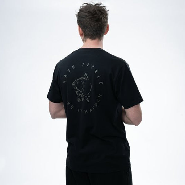 Tricou NASH Make It Happen Carp Logo T Shirt Black