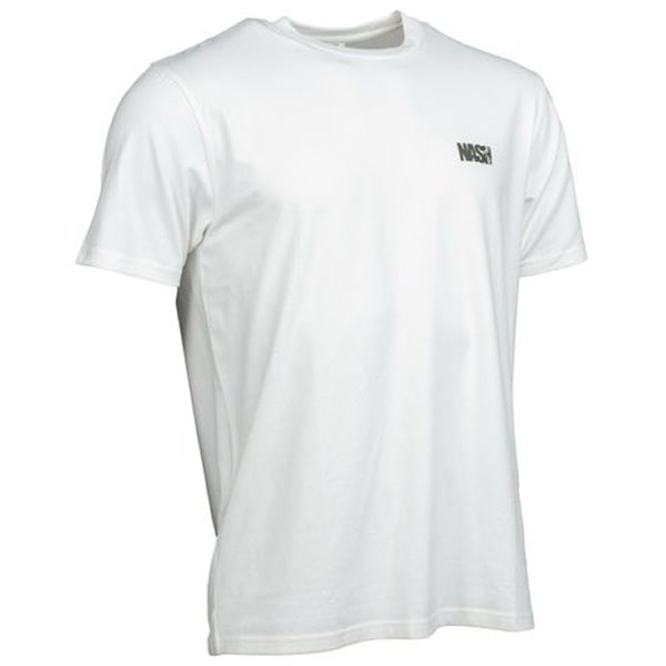 Tricou NASH Make It Happen Carp Logo T Shirt Ecru