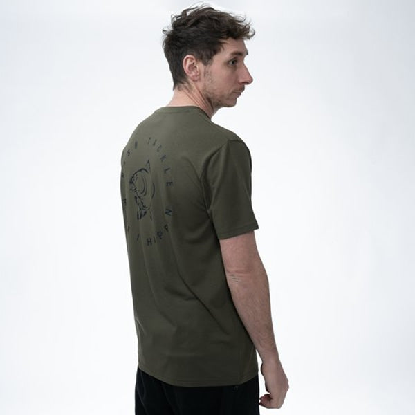 Tricou NASH Make It Happen Carp Logo T Shirt Green