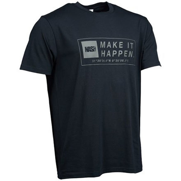 Tricou NASH Make It Happen Coordinates T Shirt Black