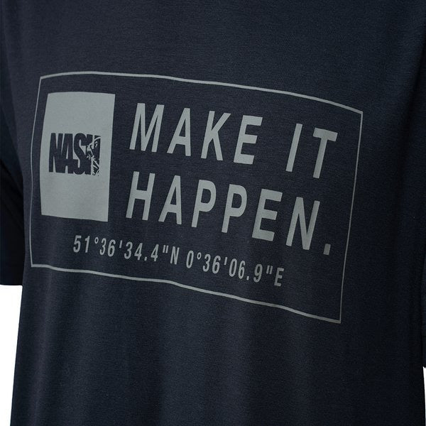 Tricou NASH Make It Happen Coordinates T Shirt Black