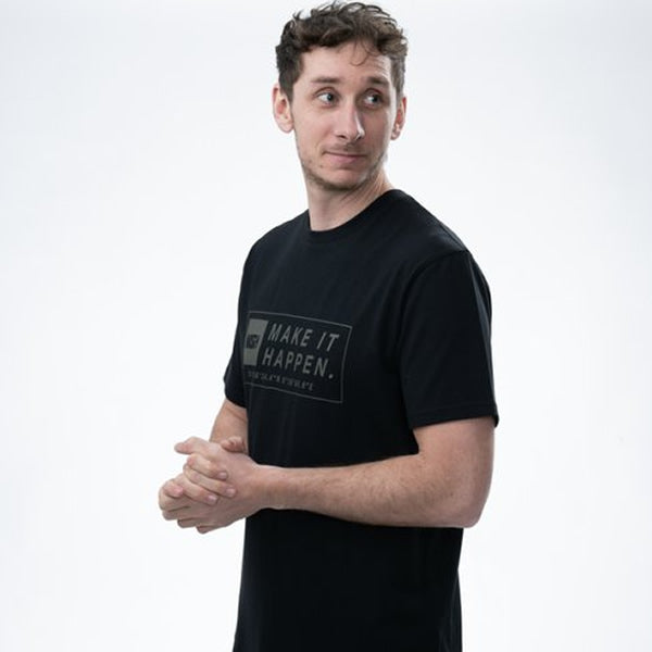Tricou NASH Make It Happen Coordinates T Shirt Black