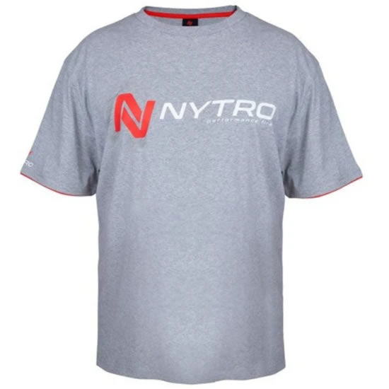 Tricou NYTRO Light Marl Grey Tee Shirt, Marime M