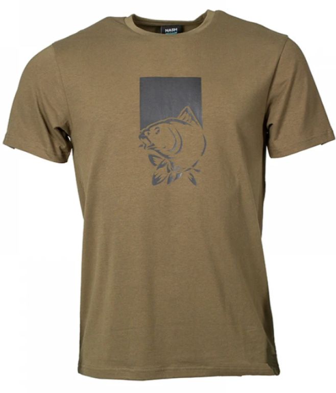 Tricou Nash Make It Happen T-Shirt Fish Logo, Green