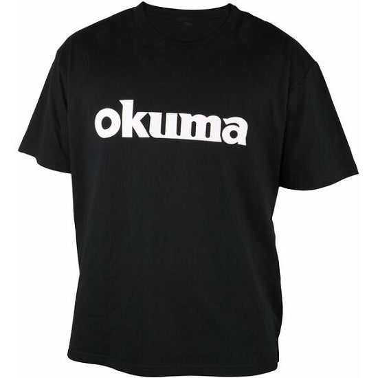 Tricou Okuma Motif Maneca Scurta, Culoare Negru