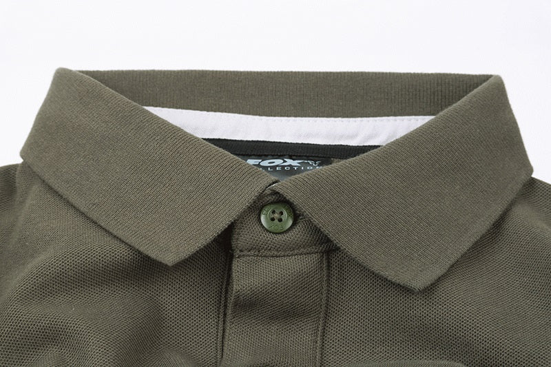 Tricou Polo FOX Collection Green And Silver Polo Shirt