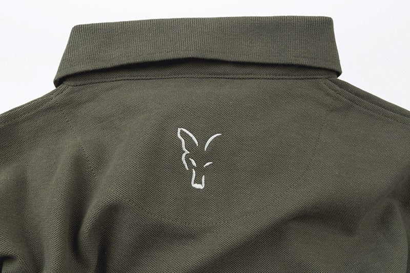 Tricou Polo FOX Collection Green And Silver Polo Shirt