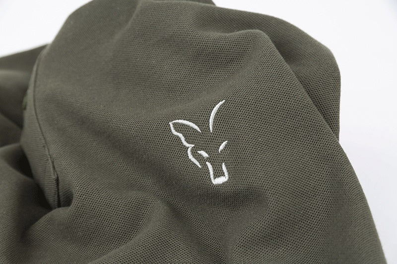 Tricou Polo FOX Collection Green And Silver Polo Shirt