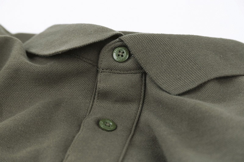 Tricou Polo FOX Collection Green And Silver Polo Shirt