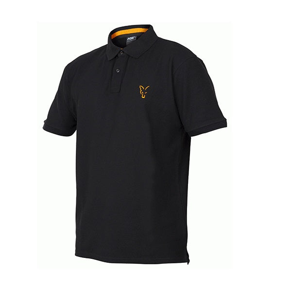 Tricou Polo FOX Collection Orange And Black Polo Shirt