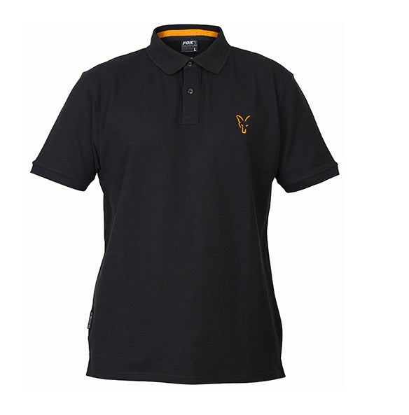 Tricou Polo FOX Collection Orange And Black Polo Shirt