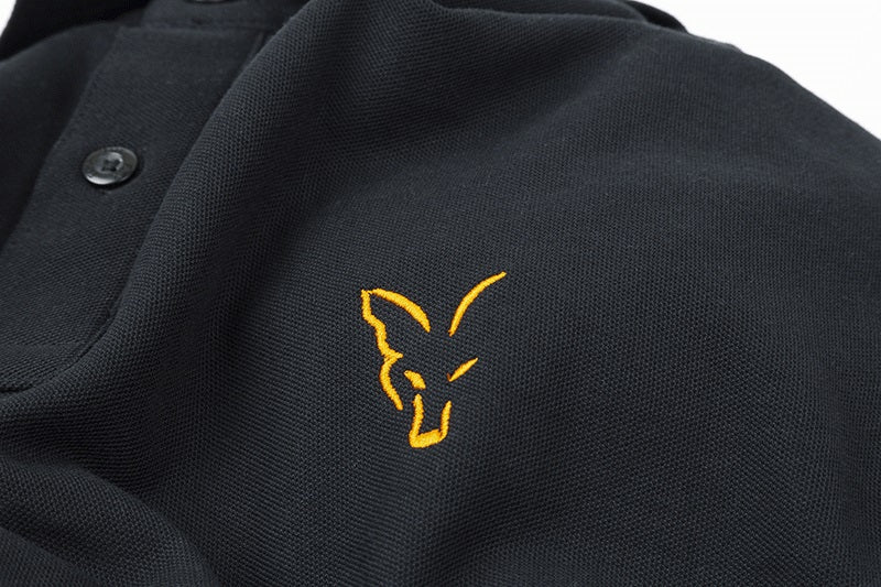 Tricou Polo FOX Collection Orange And Black Polo Shirt