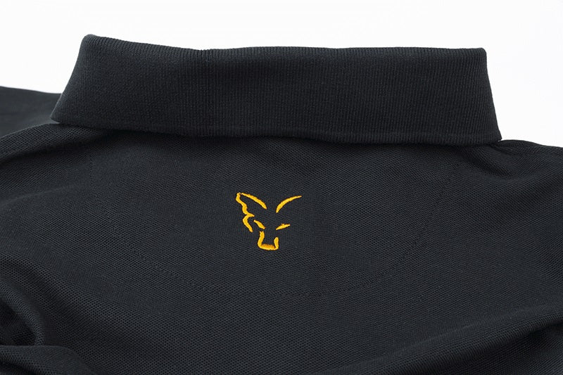 Tricou Polo FOX Collection Orange And Black Polo Shirt