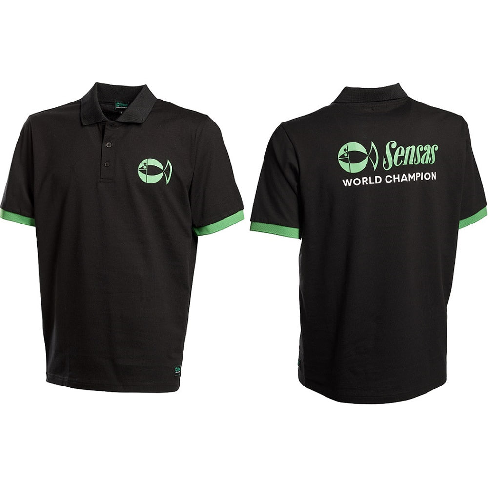 Tricou Polo SENSAS World Champion Black