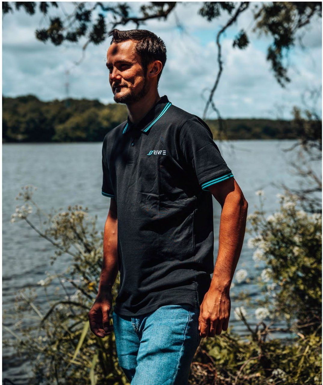 Tricou RIVE Polo, Black