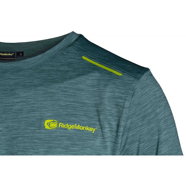 Tricou RidgeMonkey APEarel CoolTech T-Shirt Green Junior