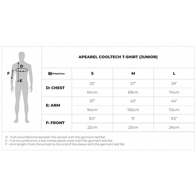 Tricou RidgeMonkey APEarel CoolTech T-Shirt Green Junior