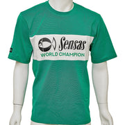 Tricou SENSAS Fashion Club green/white, Marime S
