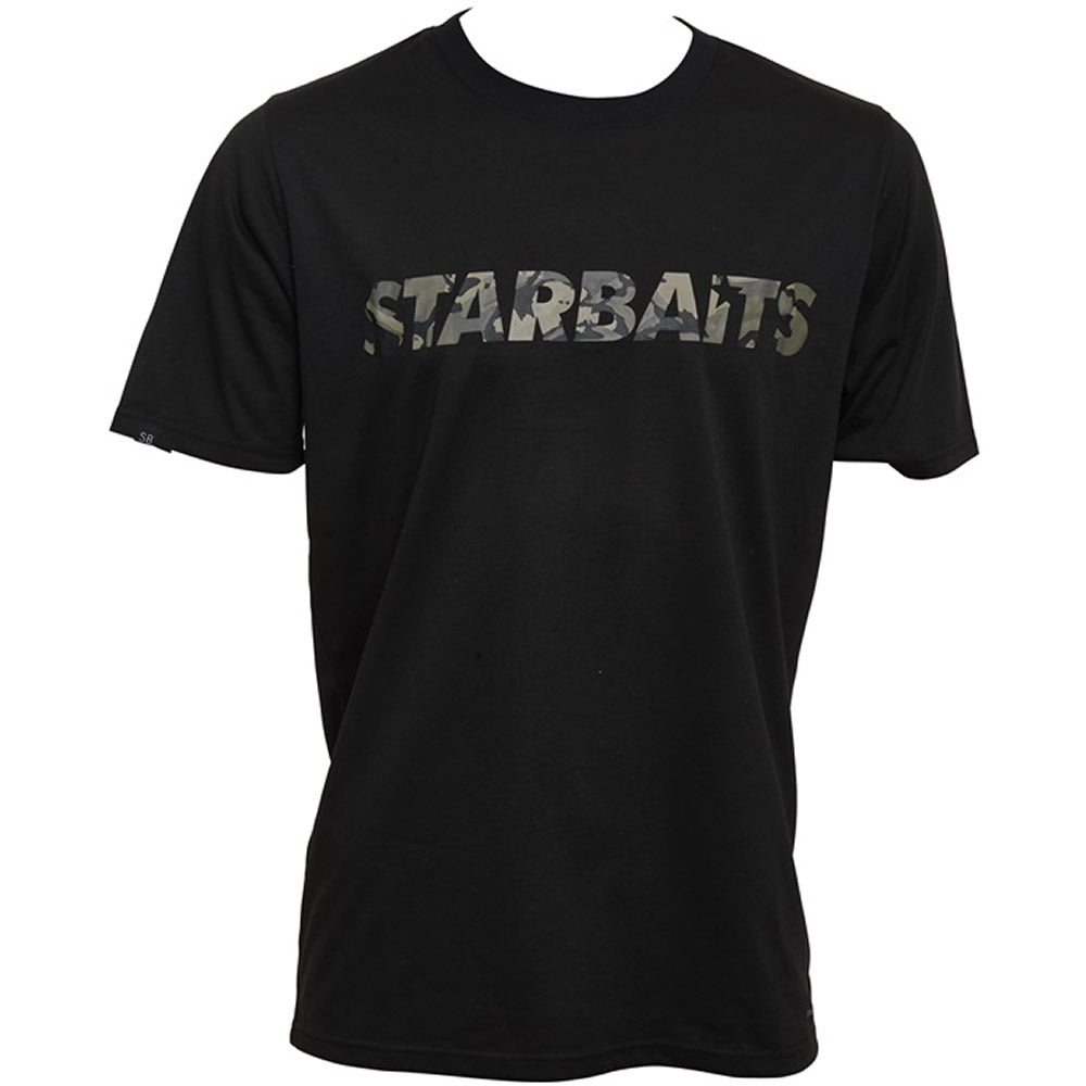 Tricou STARBAITS Black Camo
