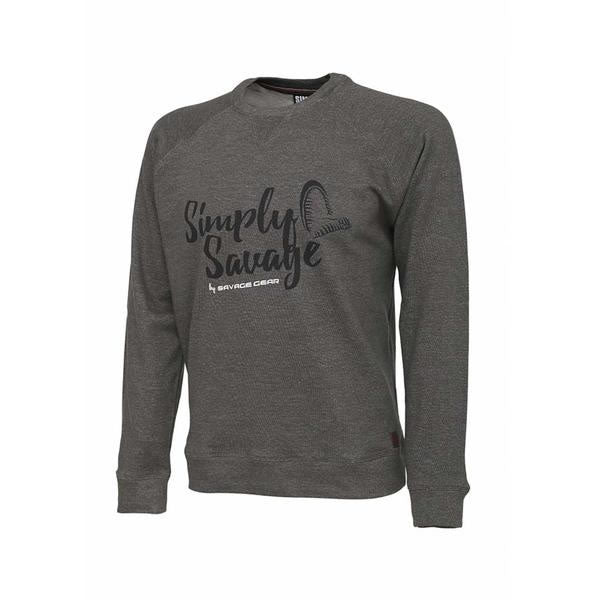 Tricou Savage Gear Simply Savage Grey