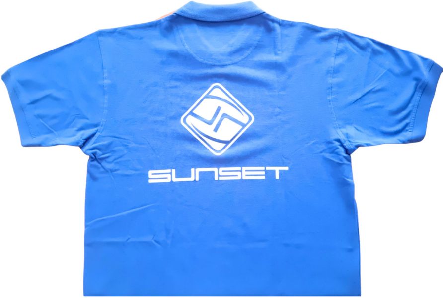 Tricou Sunset Polo Shirt, Albastru, Marimea L