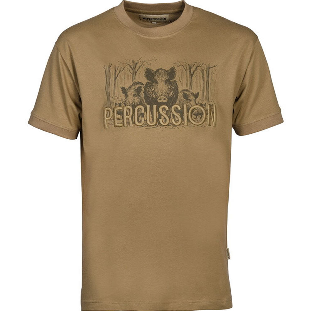Tricou TREESCO Percussion Compagnie, Bej