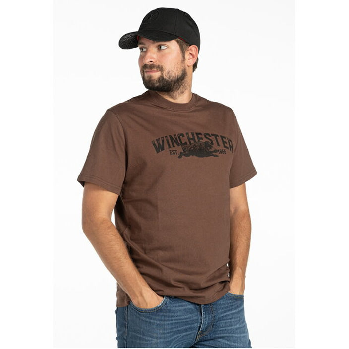 Tricou Winchester Guns Vermont, Brown