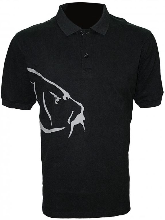 Tricou Zfish Carp Polo T-Shirt, Black