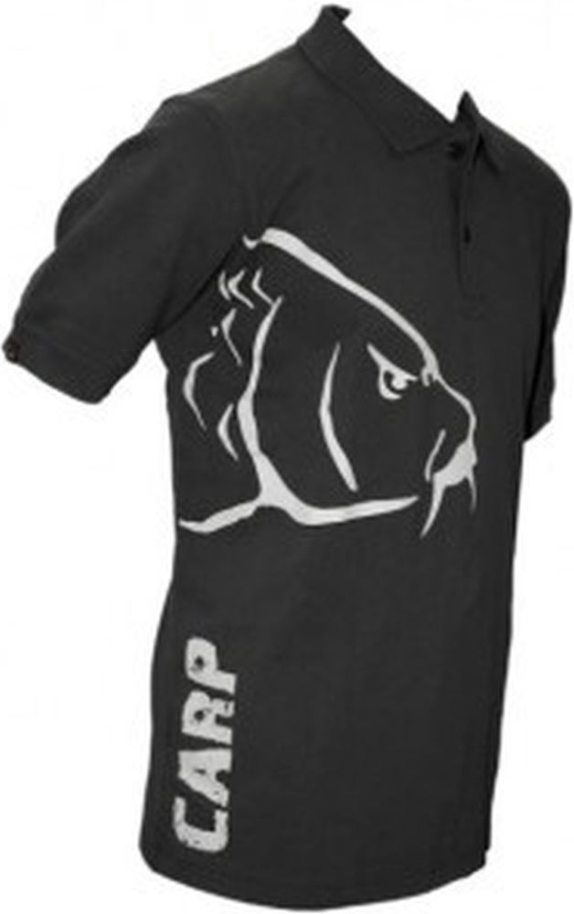 Tricou Zfish Carp Polo T-Shirt, Black
