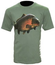 Tricou Zfish Carp T-Shirt, Olive Green