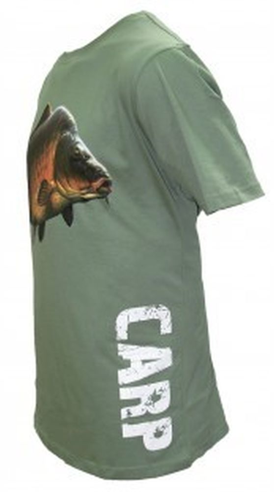Tricou Zfish Carp T-Shirt, Olive Green