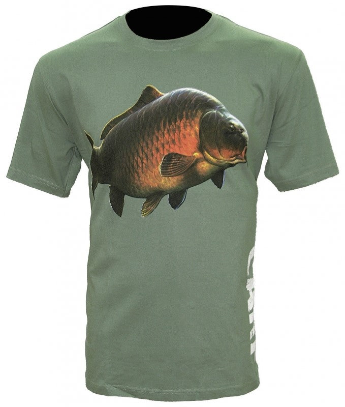 Tricou Zfish Carp T-Shirt, Olive Green