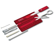 Trusa Multifunctionala Victorinox SwissCard, rosu transparent - 0.7100.T
