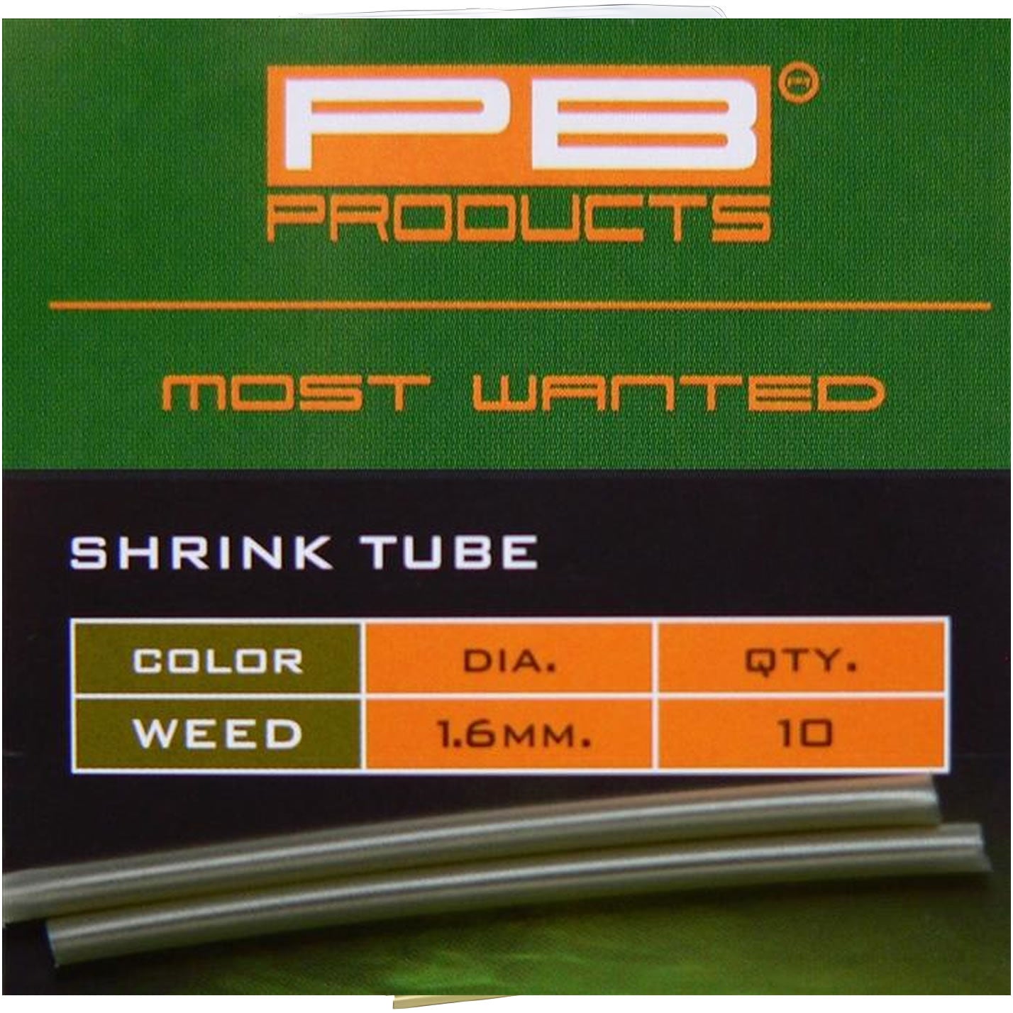 Tub Termocontractabil PB Shrink Tube Weed / Vegetatie, 1.6mm