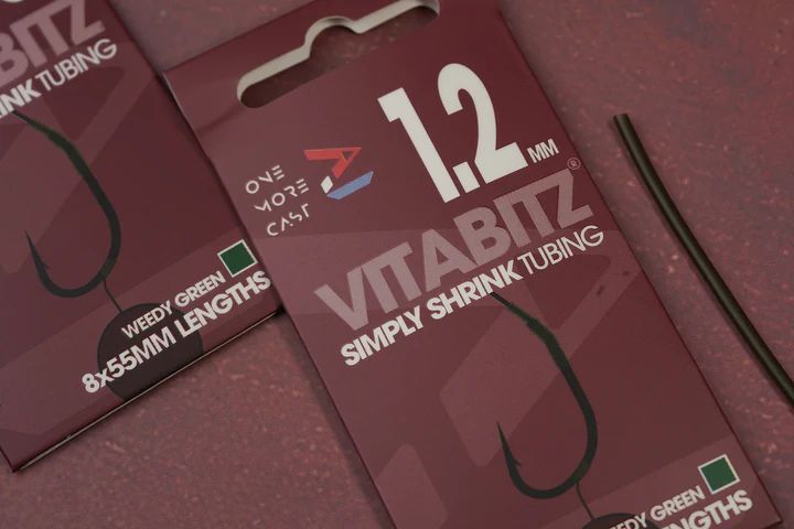 Tub Termoretractabil ONE MORE CAST Tackle Vitabitz Simply Shrink Tubing, Green, 1.2mm, 8buc/pac